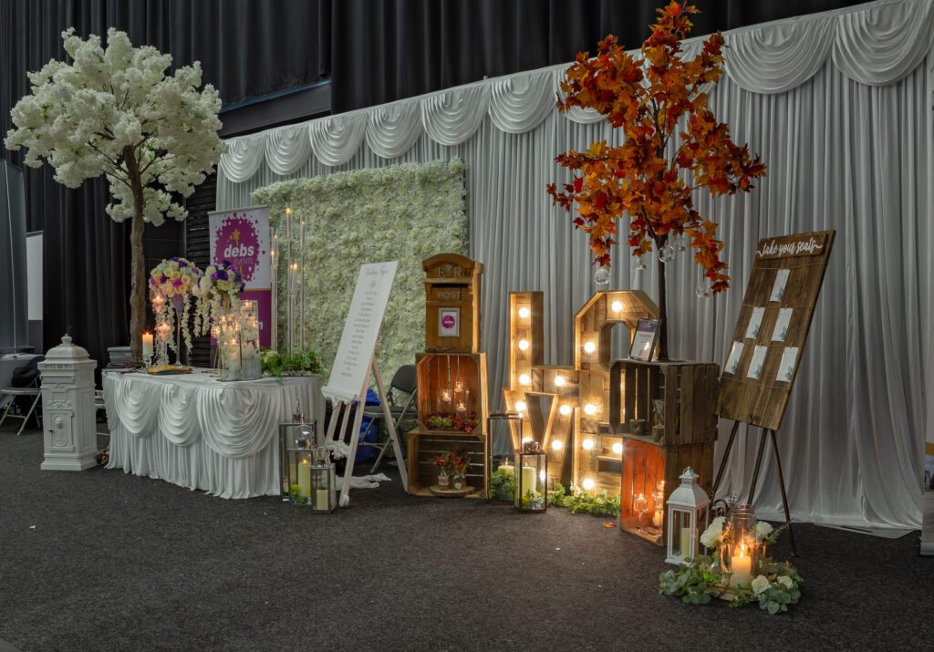 Wedding fair set up